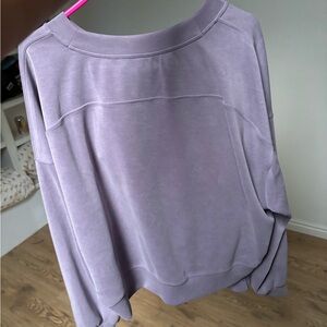 Softstreme Perfectly Oversized Cropped Crew Lululemon size 10